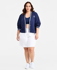 Id Ideology Plus Nyc Fleece Cardigan Sweatshirt, Macy's Exclusive