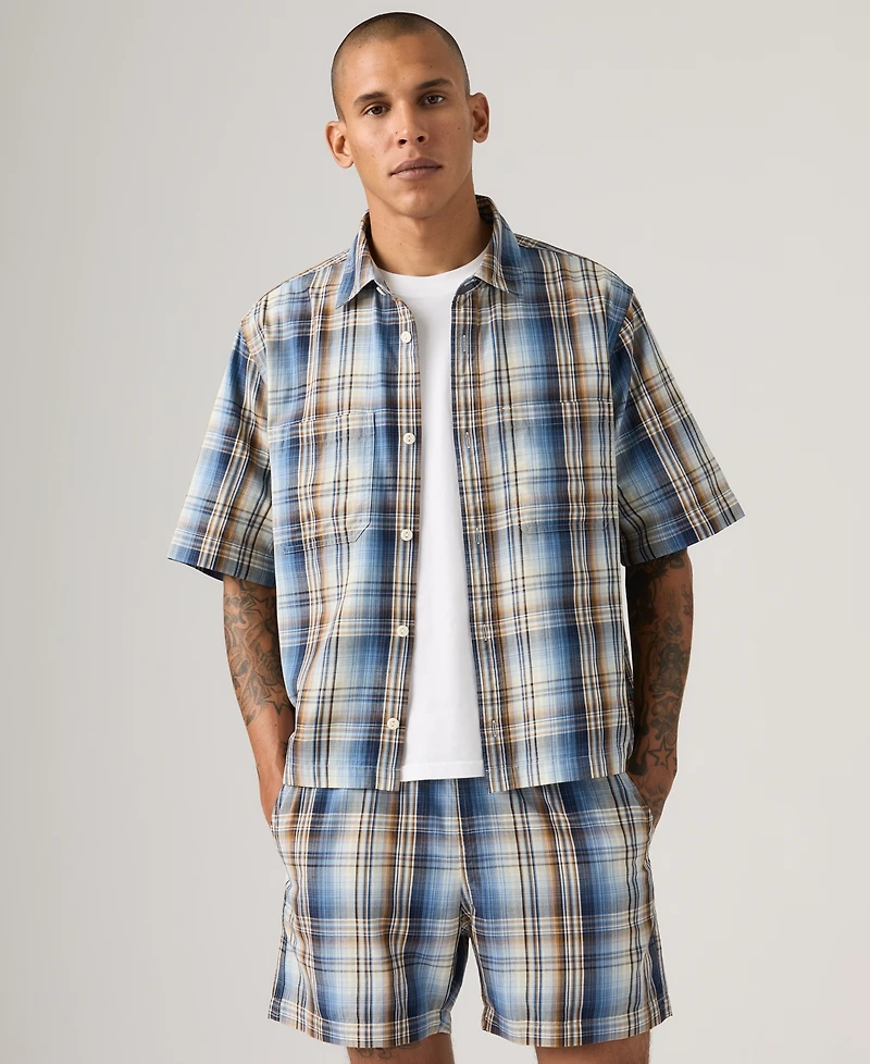 Levi's Men's Short-Sleeve Mechanic Boxy Shirt