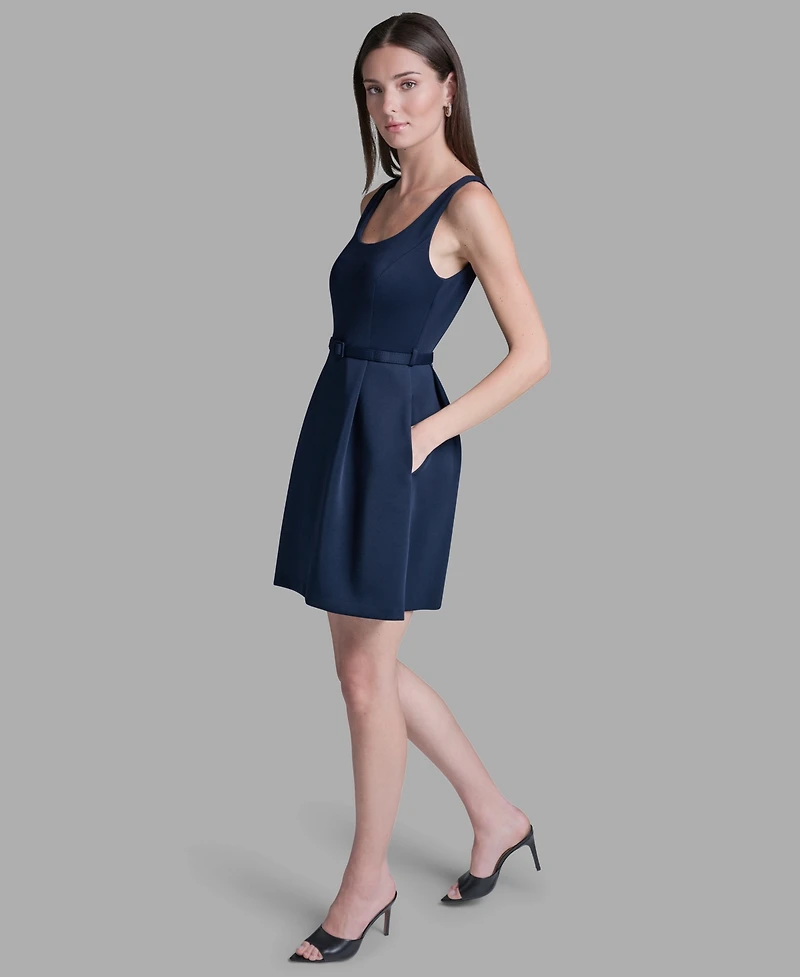 Bcbg Women's Scoop Neck Mini Dress