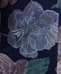 Bcbg Women's Embroidered Boat Neck Mini Dress