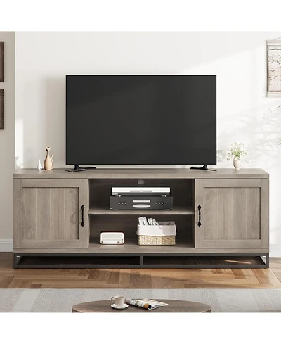 gaomon Farmhouse Tv Stand Entertainment Center, for Living Room & Bedroom