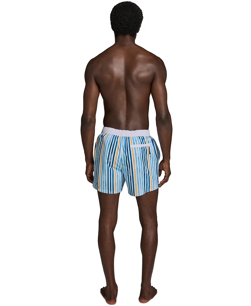 Karl Lagerfeld Paris Men's Striped Volley Shorts
