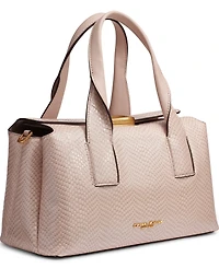 Donna Karan New York Magnetic Medium Amagansett Snake Satchel Bag