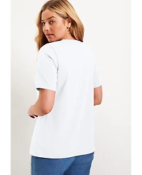 June + Vie Women's June + Vie Short-Sleeve Crewneck One + Only Tee