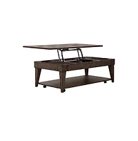Liberty Furniture Industies, Inc Arrowcreek Lift Top Cocktail Table in Weathered Stone
