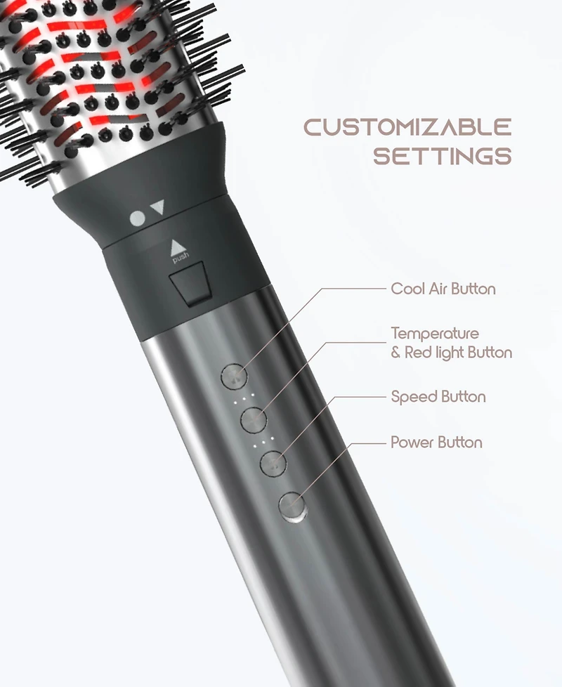 Tzumi Red Light Therapy 7-in-1 Hair Dryer