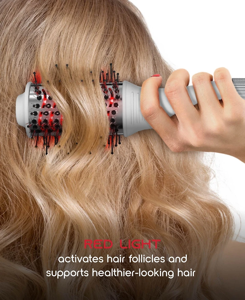 Tzumi Travel Red Ligh Therapy Dryer Brush