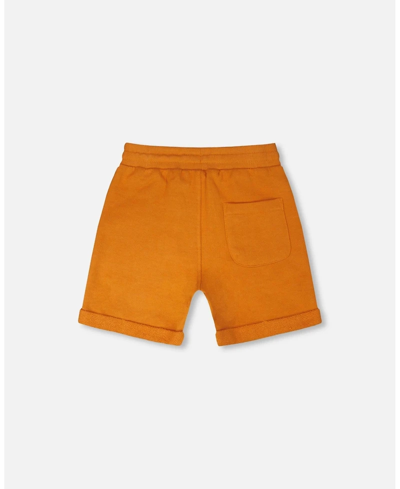 Deux par Deux Toddler Boys French Terry Shorts Orange - Toddler|Child