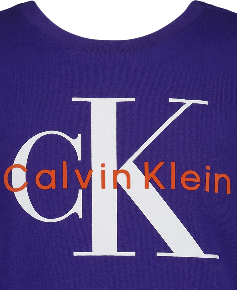 Calvin Klein Boys' 8-20 Monologo Crewneck T-Shirt