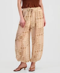 And Now This Women's Bandana-Print Balloon Pants, Macy's Exclusive