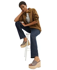 Coach Women's Wedge Espadrilles Slip-On Sandals