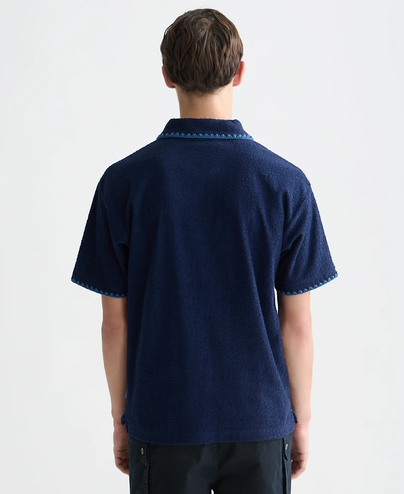 Scotch & Soda Men's Point Collar Polo Shirt