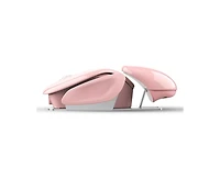 Risokeys 2.4G Wireless Rechargeable Mouse, 3-Speed Dpi 800-1600, Silent Click, Fun Futuristic Design, Ergonomic for Pc, Laptop, Mac, Home & Office