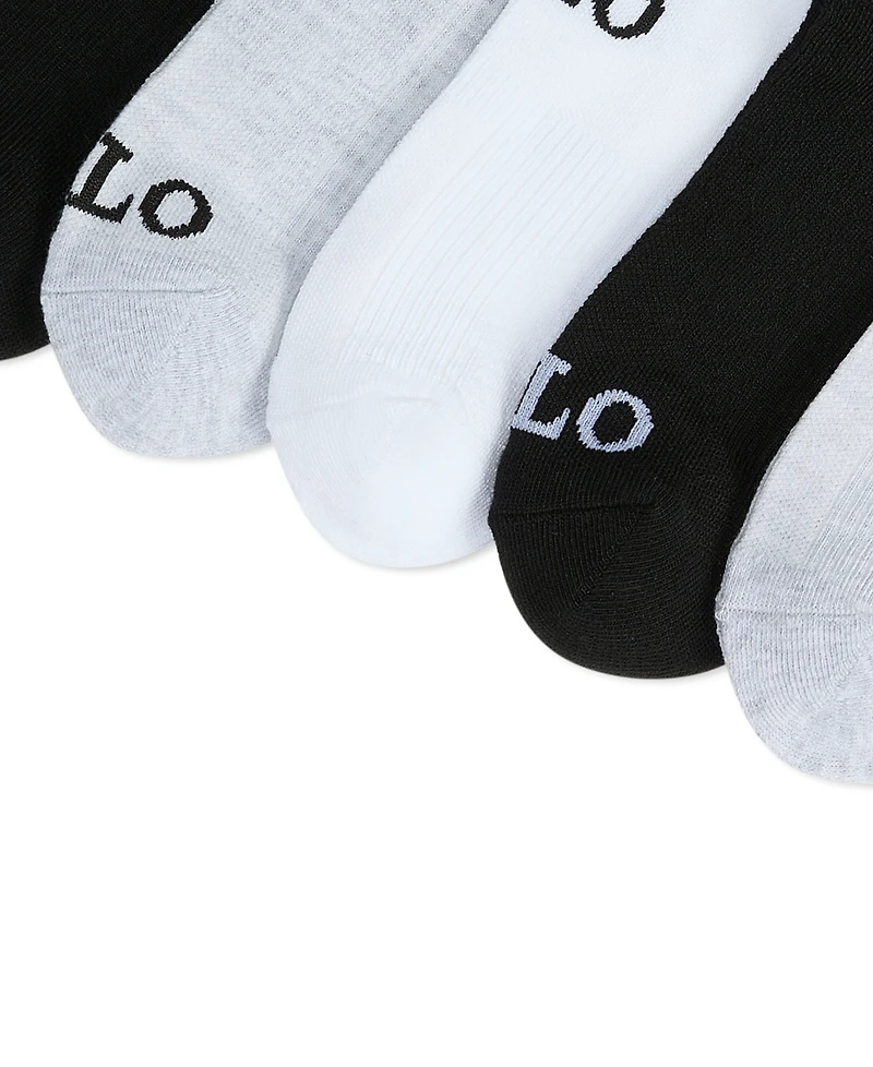 Polo Ralph Lauren Women's Multi-Mesh Low-Cut Socks, 6-Pack