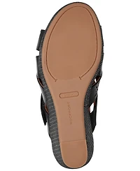 Rockport Women's Britta Slip-On Casual Wedge Sandals