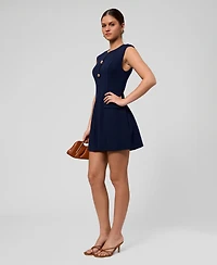 Rachel Roy Women's Key-Hole Mini Dress