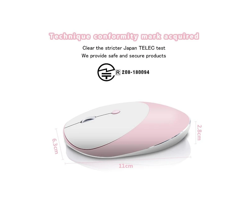 Risokeys Tri Mode Silent Wireless Mouse Bluetooth and 2.4G 3 Speed Dpi Office Mouse
