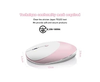 Risokeys Tri Mode Silent Wireless Mouse Bluetooth and 2.4G 3 Speed Dpi Office Mouse