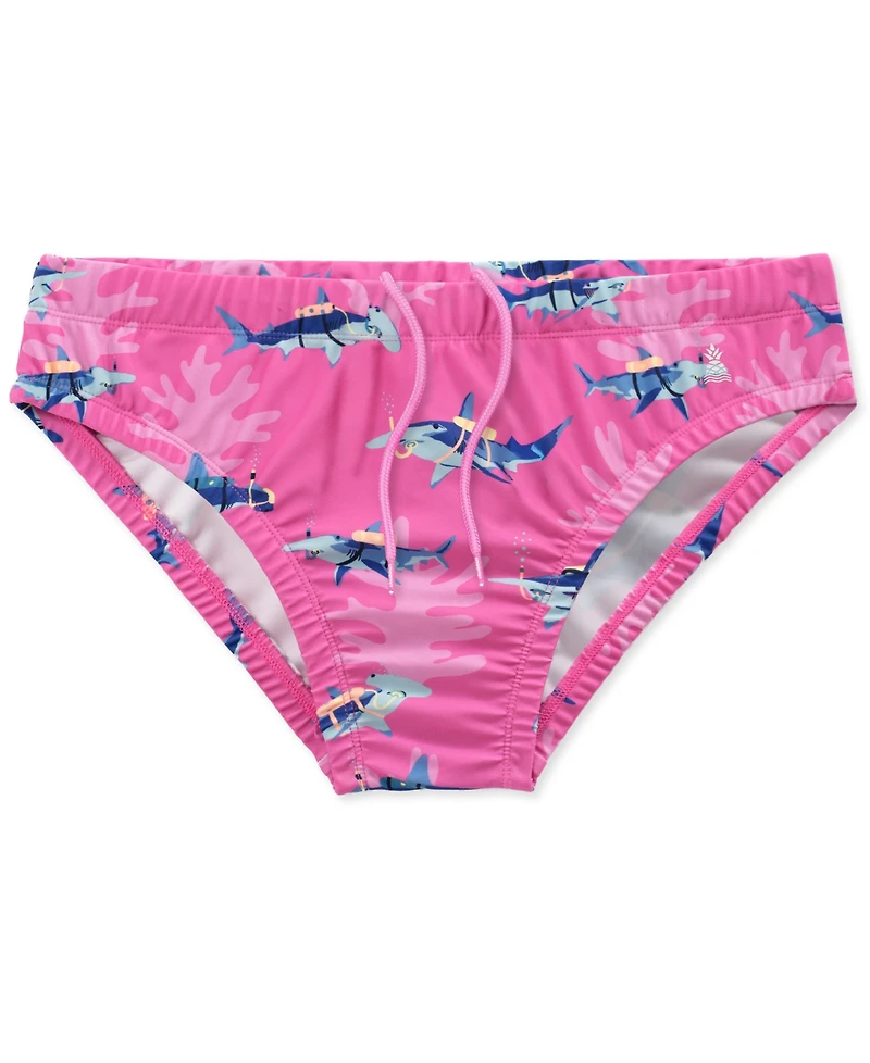 Chubbies Men's The Great Pink Sharks Swim Briefs