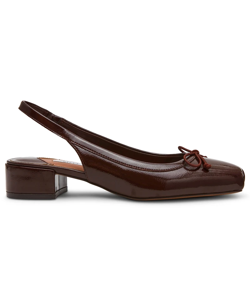 Steve Madden Women's Slingback Block-Heel Ballet Pumps