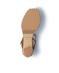 Bernardo Women's Footwear Canto Embroidery Platform Sandal