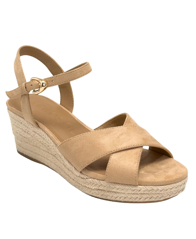 Aerosoles Women's Casarina Open Toe Wedge Sandals