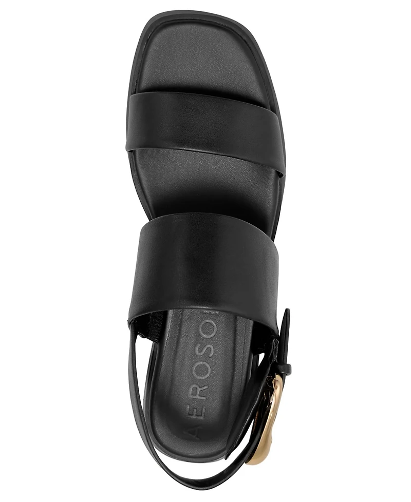 Aerosoles Women's Dantay Square Toe Heeled Sandals