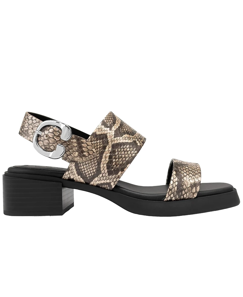 Aerosoles Women's Dove Low Heeled Square Toe Dress Sandals