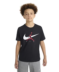 Jordan Boys' 8-20 Jumpman Swoosh Logo Crewneck T-Shirt