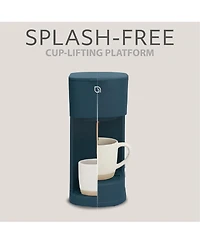 Willow Kitchen Compact Single Serve Coffee Maker - Compatible with K-Cup Pods Ground