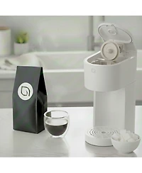 Willow Kitchen Compact Single Serve Coffee Maker - Compatible with K-Cup Pods Ground