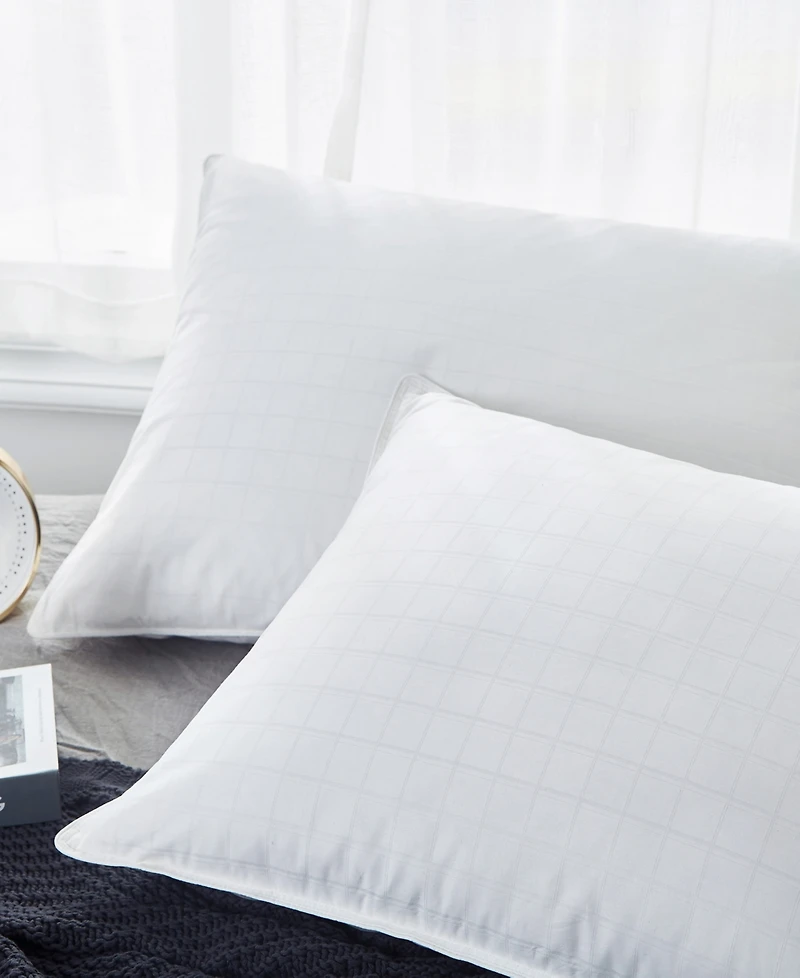 Unikome White Goose Down Feather 2-Pack Pillows