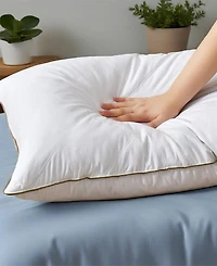 Unikome Medium Firm Diamond Quilted Feather 2-Pack Pillows