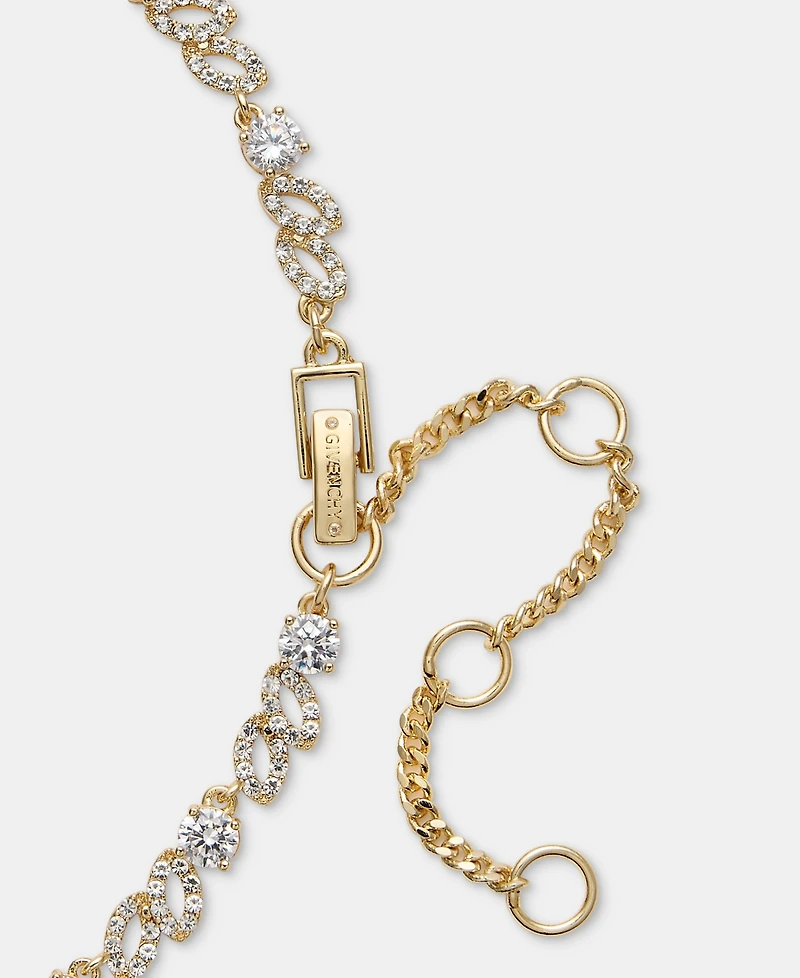 Givenchy Cubic Zirconia Collar Necklace, 16" + 3" extender