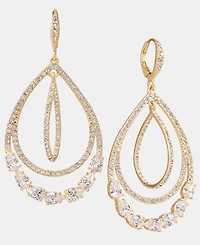 Givenchy Crystal Orbital Drop Earrings