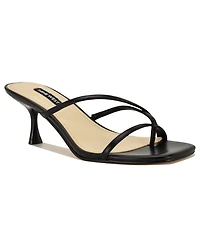 Nine West Women's Anirey Square Toe Strappy Dress Sandals