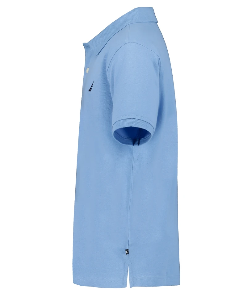 Nautica Boys' 8-20 Anchor Solid Short-Sleeve Polo Shirt