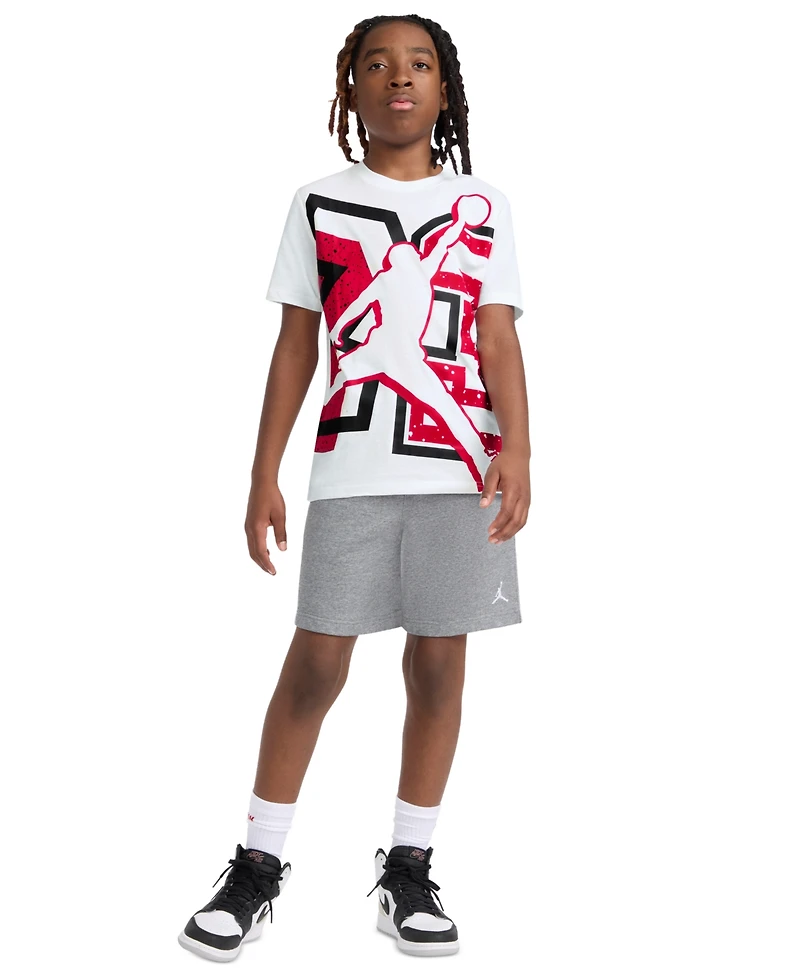 Jordan Boys' 8-20 Split 23 Graphic Crewneck T-Shirt