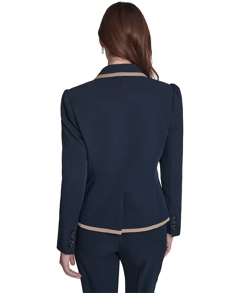 Tommy Hilfiger Women's Framed One-Button Blazer