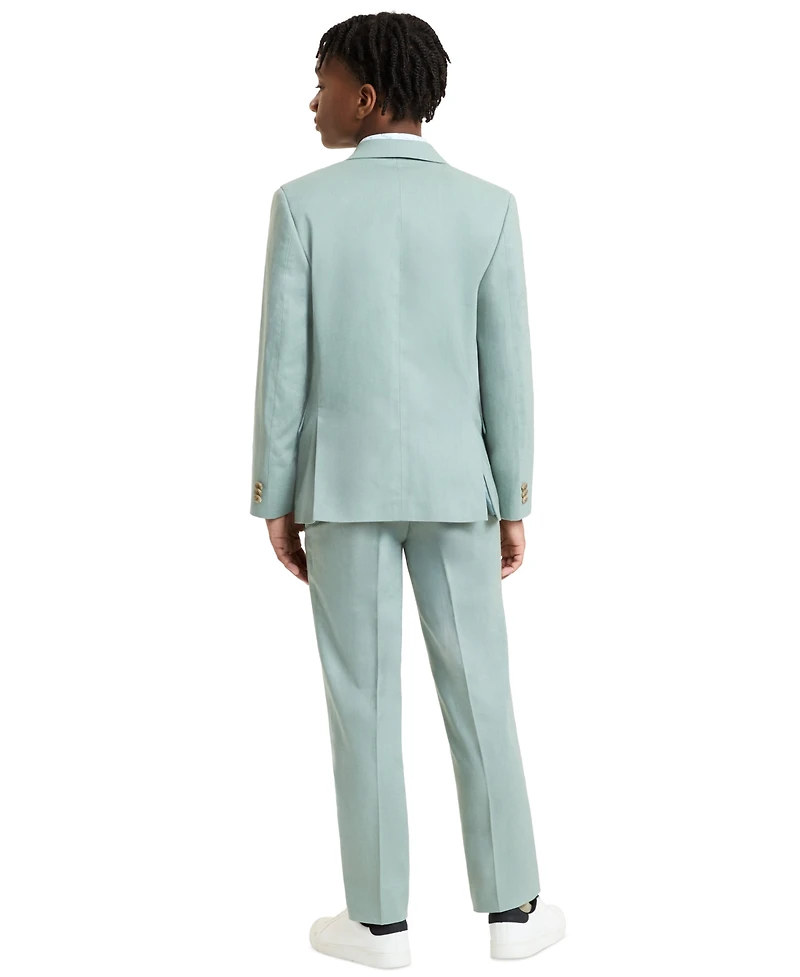 Michael Kors Boys' 8-20 Sage Linen Notch Collar Jacket