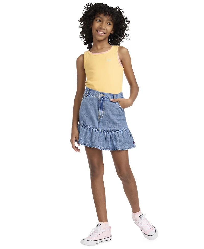 Levi's Girls' 7-16 Flounce Mini Skirt