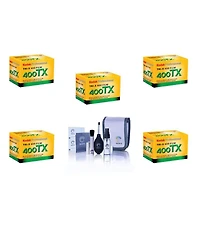 Kodak 5x Tri-x Pan 400, Tx-Pan Black & White Negative Film Iso 400, 35mm Size, 36 Exposure - 5 Pack