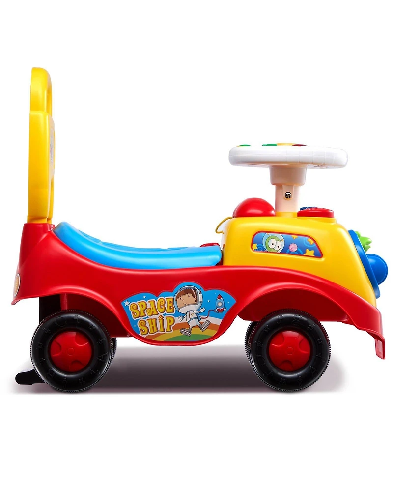 Sugift Ride On Push Car with Music & Storage for Toddlers