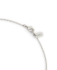 Coach Antique Silver Runway Envelope Pendant Necklace