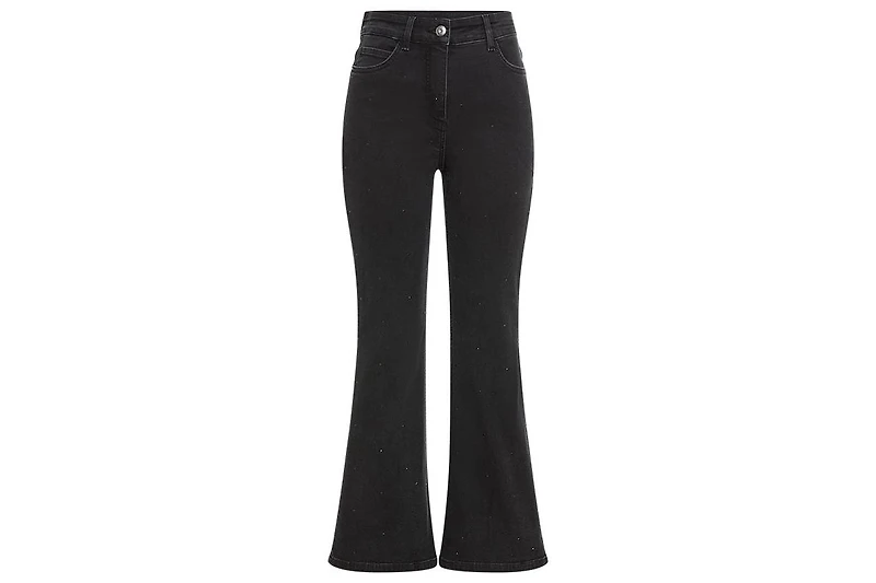 Olsen Women 's Mona Fit Embellished Cropped Jean