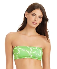 Sanctuary Women's Pretty Provence Reversible Bandeau Pull-On Swim Top