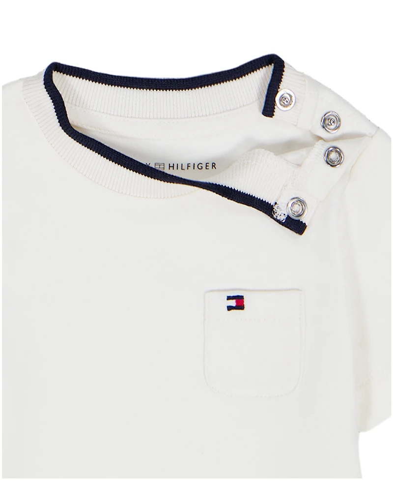 Tommy Hilfiger Baby Boys' Long-Sleeve Jacket, Bodysuit and Joggers, 3-Piece Set