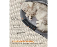Cozito 2-Tier Elevated Pet Bed with Steel Frame, Breathable Mesh, Washable Fabric, Top 20 lb/Bottom 28 lb