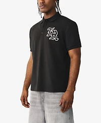 True Religion Men's Short-Sleeve Embroidered Polo Shirt