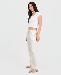 Indigo Rein Juniors' Cotton Gauze Printed Beach Pant